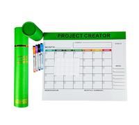 Calendario magnetico cancellabile a secco, in acrilico, lavagna magnetica cancellabile a secco, per frigorifero, lavagna magnetica, calendario per pianificazione pianificazione, lavagne magnetiche per