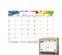 Calendario magnetico cancellabile a secco, lavagna bianca 2025 cancellabile a secco, lavagna bianca morbida per casa, area di lavoro, aula