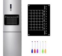 Calendario magnetico - Lavagna bianca - Organizer per lista della | pianificazione dei pasti, cori, note da fare, pianificazione giornaliera, promemoria dell'ufficio, pianificatore