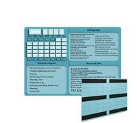 Calendario Magnetico Per,Pianificatore Di Routine Esercizi | Organizzatore Multiuso Estetico Di Pasti Per Cucina Casa Scuola Palestra Aula Shopping