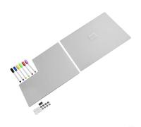 Calendario magnetico settimanale e mensile in acrilico per frigorifero, con lavagna riscrivibile e pennarelli per lavagna bianca, per organizzare programmi giornalieri, piani dei pasti e liste di cose