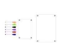 Calendario Magnetico Trasparente per Frigorifero Pianificatore Mensile con Marca