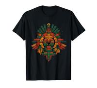 Calendario Maya di Quetzalcoatl della mitologia messicana del dio azteco Maglietta