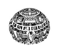 Calendario Maya End Of The World Cuffia da Cuffia da per donna Cuffia da impermeabile a doppio strato, riutilizzabile.