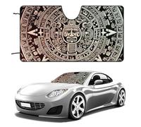 Calendario Maya End of the World parasole per parabrezza auto, mantiene fresco l'interno dell'auto, 129,5 x 71,1 cm, parasole pieghevole per finestrino anteriore, scudo termico per SUV, camion, blocca