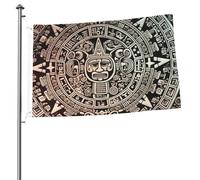 Calendario Maya Fine del Mondo Bandiera da giardino 2 x 3 Ft Bandiera per esterni Bandiera Brezza Bandiera a prova di scolorimento per casa casa esterna decorazione interna