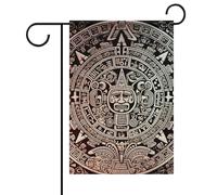 Calendario Maya Fine del Mondo, Bandiera da giardino estiva su entrambi i lati, 30,5 x 45,7 cm, bandiere da giardino primaverili e sole, decorazione stagionale per esterni