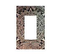 Calendario Maya Fine del Mondo Placca da Parete Copertura Placca Interruttore 1 Gang Duplex Presa Elettrica Placca Placca Interruttore Luce Coperture per Cucina Camera da Letto Decor