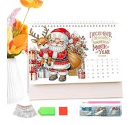 Calendario mensile 2026 Gem Art Desk | Calendario da scrivania di 12 per pianificare la decorazione, planner personale per la gestione del per organizzare obiettivi, appuntamenti e lista