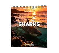 Calendario Mensile 2027 Planner Squalo Annuale Mensile Settimanale