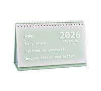 Calendario mensile creativo da tavolo 2026 per la scuola e l ' ufficio con accessori per blocco note e scrittura, agenda da scrivania tascabile