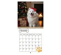 Calendario mensile per cani, calendario da parete, animali, agenda mensile 2026, per famiglie, insegnanti, amanti degli animali, decorazione soggiorno, ufficio, casa, scuola