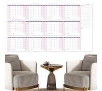 Calendario Mensile Per Lavagna - Planner Da Parete Cancellabile A Secco Da 34,2x60 Pollici, Grande Organizer Riutilizzabile Cancellabile | Consiglio Di Gestione Del Programma Durevole | Comodo Strumen