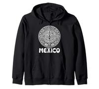 Calendario Messicano Azteco Orgullo Mexicano Viva Mexico Fan Felpa con Cappuccio