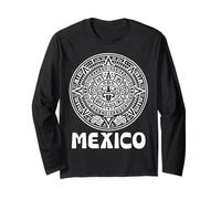 Calendario Messicano Azteco Orgullo Mexicano Viva Mexico Fan Maglia a Manica