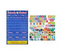 Calendario Meteo Tascabile Grafico Per Aula Calendario Mensile Con 114 Carte Per L'aula Asilo Homeschooling Scuola Meteo