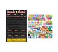 Calendario Meteo Tascabile Grafico Per Aula Calendario Mensile Con 114 Carte Per L'aula Asilo Homeschooling Scuola Meteo