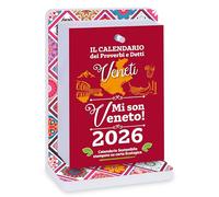 Calendario "Mi son Veneto" 2026 con Supporto | "Ogni dì ghe ne vien fora una" | Proverbi e Detti VENETI | Edizione con Nuove Frasi | EcoSostenibile in Scatola Regalo