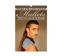 Calendario mullet 2025 - Il miglior calendario mullet del mondo 2025, Calendario mullet divertenti per parrucchieri, da gennaio a dicembre, per casa, ufficio, negozio di parrucchiere