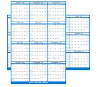 Calendario Murale 2027 12 Planner Cancellabile A Secco E Ad Umido Laminato | Pianificatore Murale Annuale Per Organizzare E Pianificare Appuntamenti Orari Scuola Casa Ufficio Palestra 24 come due sete