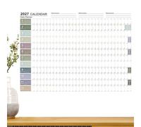 Calendario Murale Annuale Grande Formato Spessa Fronte Retro Etichette