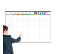 Calendario Murale Cancellabile Lavagna Pieghevole Grande Senza Data