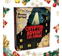 Calendario Natale Conto Alla Rovescia,Pendenti In Acrilico 2D 2025 - Misteri Sconosciuti Statuine Conto Alla Rovescia Di Natale,Per Scaffale Scrivania Albero Porta Finestra Auto Camera Da Letto Bambin