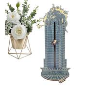 Calendario natalizio per conto alla rovescia | in legno, con Hans Gruber che cade dalla plaza calendario da tavolo