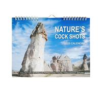 Calendario Nature's Dicks 2025 - Calendario Da Parete Con Scherzi Appesi | Calendario Divertente Calendario Degli Scherzi | Calendario Da Parete Rilegato Con Pianificazione Mensile | Calendario Dicks