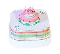 Calendario Orologio 2026 | Blocco note a Pagine Strappabili con Luce - Calendario da Ufficio Art 3D a Pagine Staccabili 2026,per Natale Appeso di Cremagliera Ufficio Studio Casa Scuola Camera