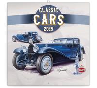 Calendario per appunti Classic Cars 2025 - Václav Zapadlík, 30 × 30 cm