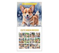 Calendario per Cani 2026 | Creativo e,Pianificatore per Organizzare il Calendario - per la Pianificazione di Studio Casa Posto di Lavoro Scrivania Famiglia Organizzazione Tavolo Scuola Amici
