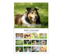 Calendario per Cani 2026 | Pianificatore Creativo E | Calendario Da Muro Per Cani E Gatti | Per La Casa L'Ufficio La Pianificazione L'Organizzazione La Famiglia La Scuola Lo Studio Gli Amici