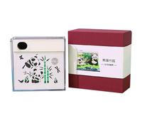 Calendario Per, Carrello D'arte Intagliato Di Carta Lacrimogeni, Calendario Di Scultura Di Carta 2026 Panda Bamboo Giardino 3D Notepad Stereo 3D, CalendarioPer 3 D, Calendari Della