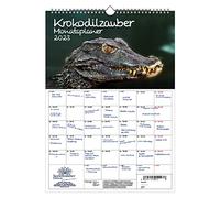 Calendario per coccodrilli e alligatori, formato DIN A3, per coccodrilli 2023