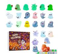 Calendario per conto alla rovescia | Calendario per il conto alla rovescia di Halloween, figure fantasma, graziose statuette per bambini, adolescenti, ragazzi, ragazze, camera da letto, soggiorno
