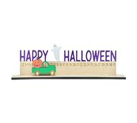 Calendario per conto alla rovescia di Halloween, decorazione con teschio spettrale, crea un'atmosfera con questo design creativo e creativo