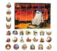 Calendario per conto alla rovescia di Halloween in acrilico 2D, simpatici e spaventosi