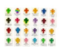 Calendario per conto alla rovescia di Natale 2025-2D in acrilico, decorazione per l'avvento | 24 giorni di conto alla rovescia per Natale, versi biblici, per donne, uomini, adulti, madre, famiglia