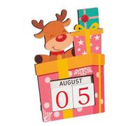 Calendario Per Conto Alla Rovescia Natale In Legno Realizzato A Mano Con Piastrelle Numerate Decorazioni Attività Natalizie La Casa Espositore Da Tavolo Festival