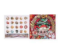 Calendario per conto alla rovescia natalizio, kit per la creazione di gioielli da 24 giorni, divertente calendario di attività, per ragazze, adolescenti, donne, mogli, feste, celebrazioni invernali