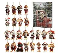 Calendario per il conto alla rovescia di Natale - Simpatico animaletto, icona leggera a tema caffè, serie di racconti creativi, vivace accento decorativo per il conto alla rovescia invernale | per Cam