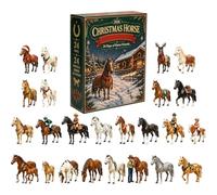 Calendario Per Il Conto Alla Rovescia Natalizio Statua Animale 3D A Forma | Decorazione Countdown 24 Giorni Delle Feste Per La Casa Stanza Appartamento Ufficio Dormitorio Festa Delle Va