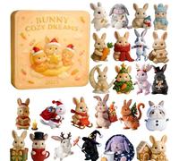 Calendario per il conto alla rovescia - Ornamento per albero di Natale in acrilico 2D, display per decorazioni natalizie di 24 giorni | Opere d'arte stagionali da appendere per feste invernali,