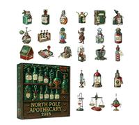 Calendario per il conto alla rovescia per bambini, in acrilico 2D, ornamento natalizio per l'avvento, per feste, uffici, casa, stanza, porta, finestra, albero, scuola dormitorio