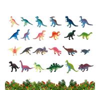 Calendario Per Il Natale 2025,2025 Figure Di Dinosauro Luminose Al Buio Giocattolo 'Avvento | Simpatico Pupazzo Natalizio Per Soggiorno Camera Mensola