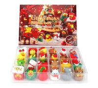 Calendario per l'Avvento Duck 2025 - Design elegante, giocattoli decorativi per vasca da bagno d' | Calendario del conto alla rovescia di 24 giorni per bambini, adolescenti e adulti presenti