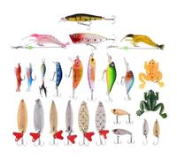 Calendario per le vacanze di - Box regalo per pescatore, kit di esca stagionale | Bassino d'acqua d'acqua salata Tackle Assortimento di attrezzature portatili set per papà adulti