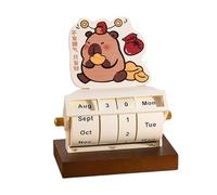 Calendario Permanente Del Calendario Permanente Dei Cartoni Animati Della Scrivania Con Appunti Per La Settimana E Mese Per La Pianificazione Mensile Degli Impiegati Degli Insegnanti