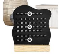 Calendario perpetuo, calendario perpetuo moderno, decorazione da scrivania, riutilizzabile e, visualizzazione della data del mese della settimana, forniture di cancelleria estetica per casa